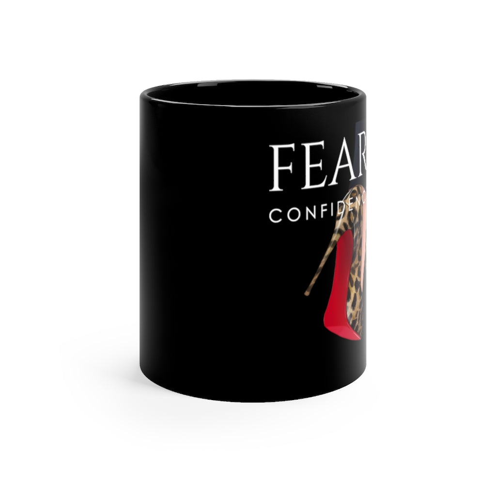 Black mug 11oz - Fearless Confidence Coufeax™