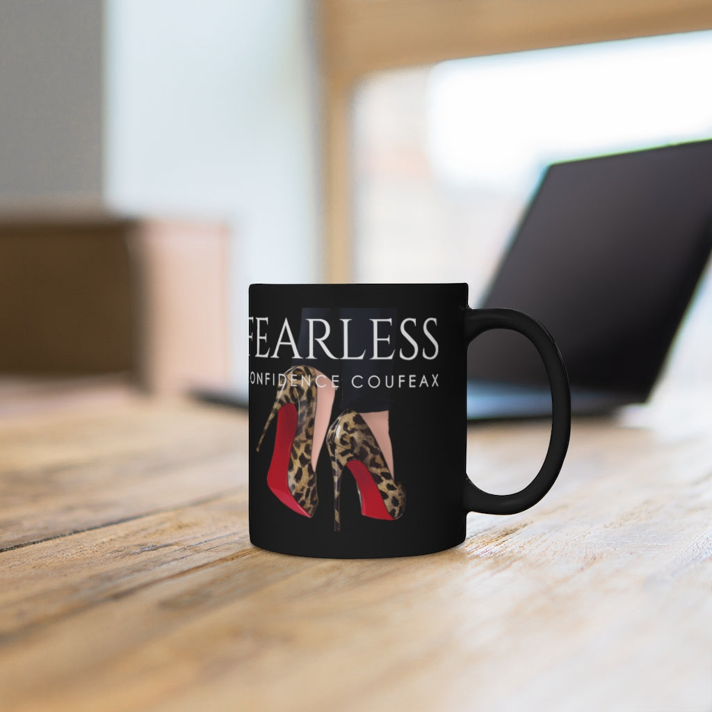 Black mug 11oz - Fearless Confidence Coufeax™