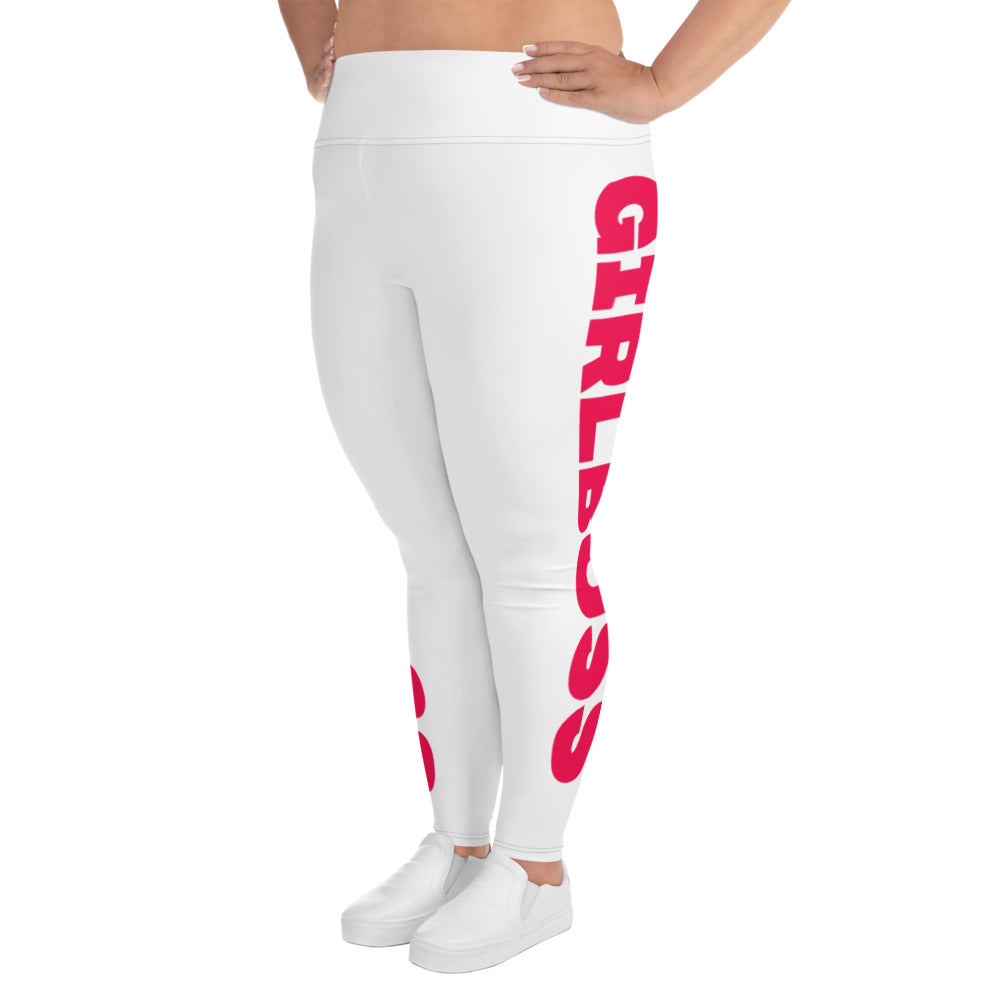 Girlboss Plus Size Leggings - Fearless Confidence Coufeax™
