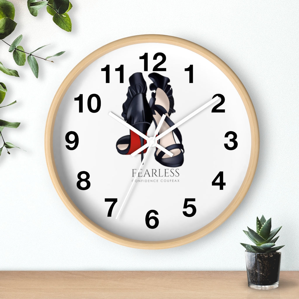 Fearless Confidence Coufeaux Strap Heels Wall clock - Fearless Confidence Coufeax™