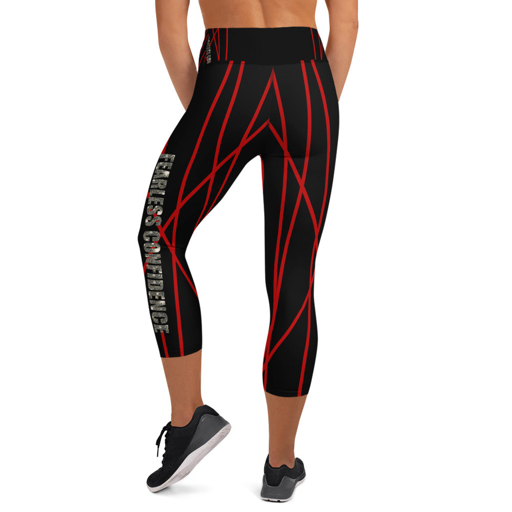 Fearless Confidence Yoga Capri Leggings - Fearless Confidence Coufeax™