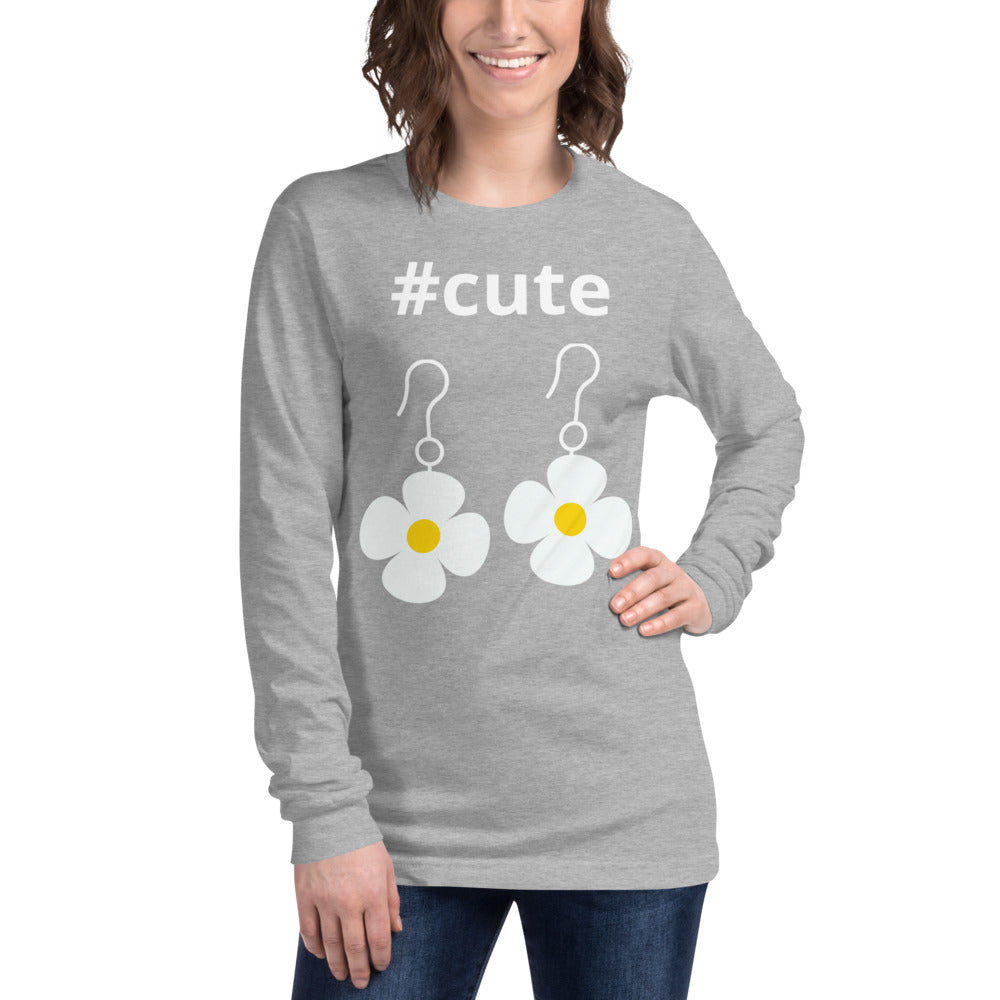# Cute Long Sleeve Tee - Fearless Confidence Coufeax™