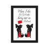 When I Die Framed matte paper poster - Fearless Confidence Coufeax™