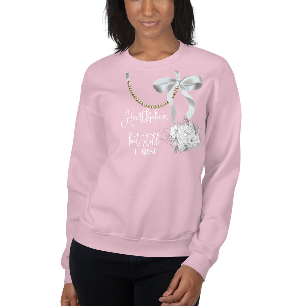 Pearl Necklace Sweatshirt - Fearless Confidence Coufeax™