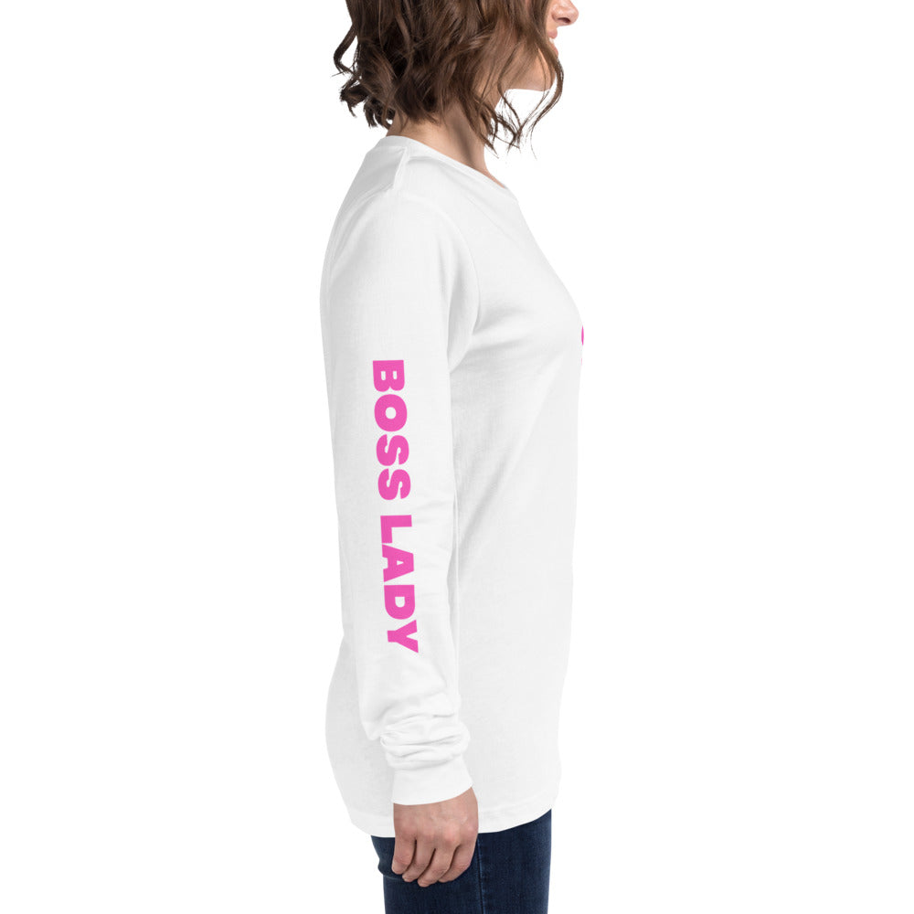 Boss Lady Long Sleeve Tee - Fearless Confidence Coufeax™