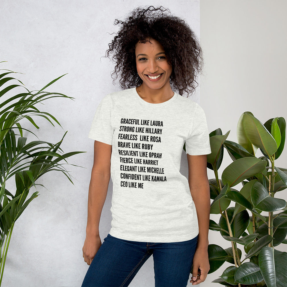 STRONG WOMAN Short-Sleeve T-Shirt - Fearless Confidence Coufeax™