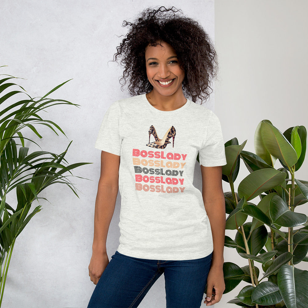 BOSS LADY Short-Sleeve T-Shirt - Fearless Confidence Coufeax™