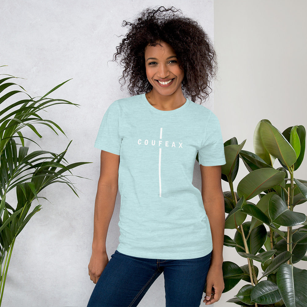 Coufeax MINIMALIST CROSS Short-Sleeve T-Shirt - Fearless Confidence Coufeax™