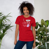 Pearl Necklace Short-Sleeve T-Shirt - Fearless Confidence Coufeax™