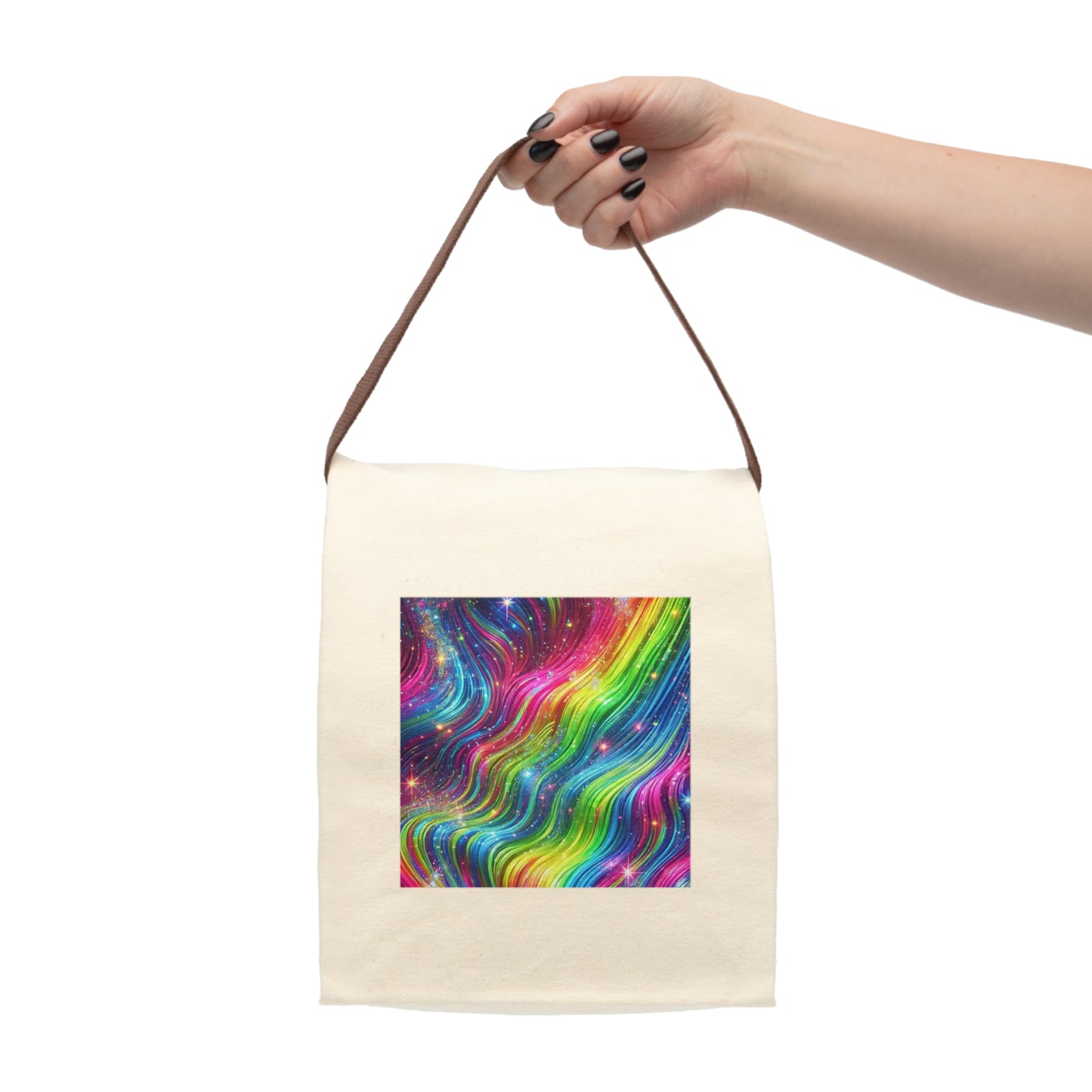 Canvas Lunch Bag With Strap