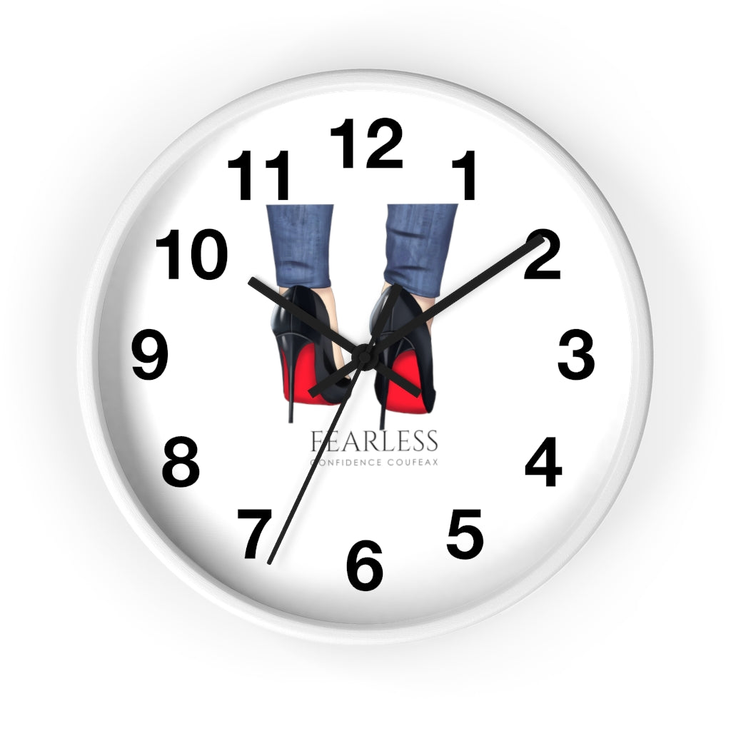 Fearless Confidence Coufeaux Heels & Jeans Wall clock - Fearless Confidence Coufeax™