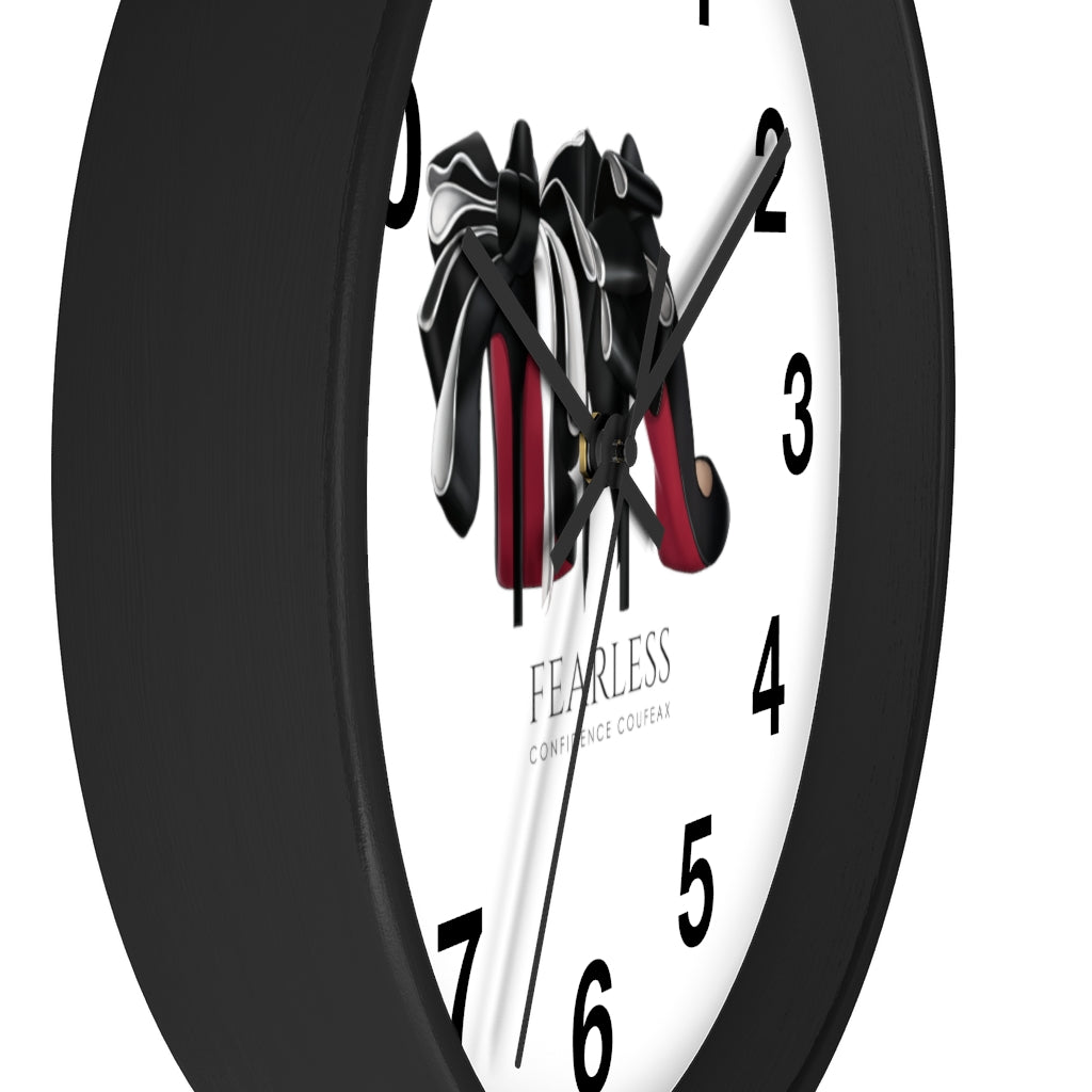 Fearless Confidence Coufeaux Heels & Ribbons Wall clock - Fearless Confidence Coufeax™