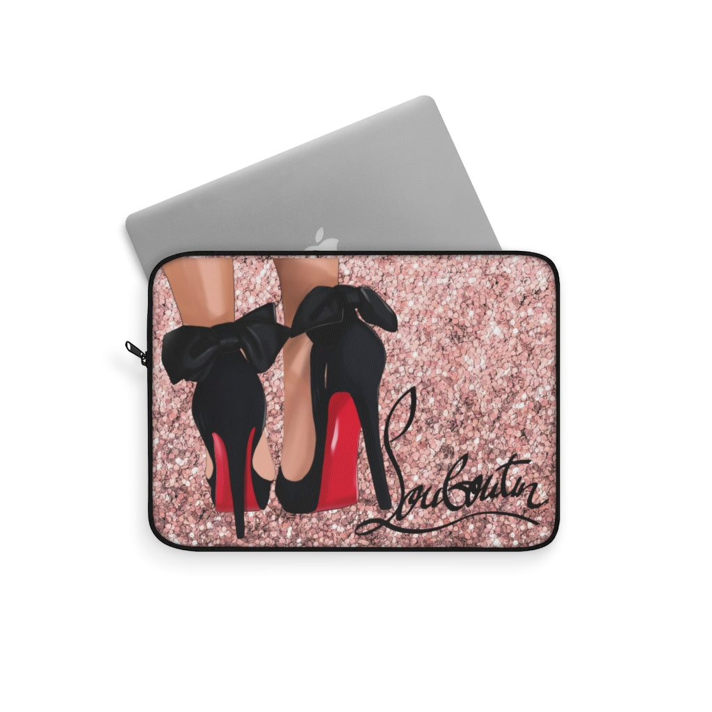 Rose Gold Boss Lady Laptop Sleeve - Fearless Confidence Coufeax™