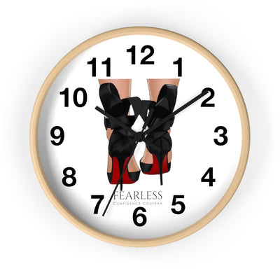 Fearless Confidence Coufeaux Strap Up High Heels  Wall clock - Fearless Confidence Coufeax™