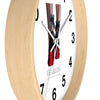 Fearless Confidence Coufeaux Red Bottoms & Bow Wall clock - Fearless Confidence Coufeax™