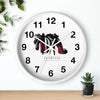 Fearless Confidence Coufeaux Heels & Ribbons Wall clock - Fearless Confidence Coufeax™