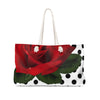 Roses & Polka Dots Weekender Bag - Fearless Confidence Coufeax™