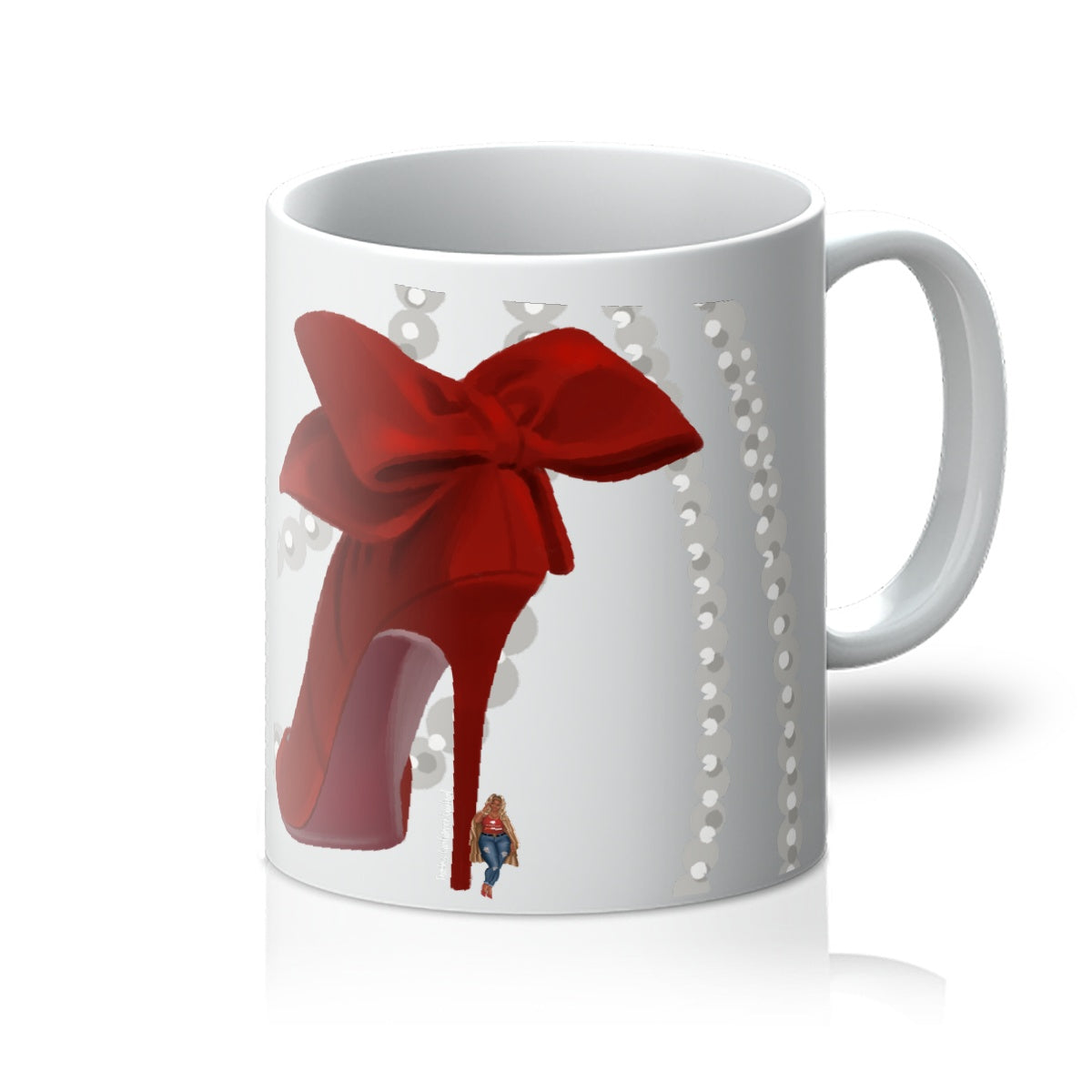 Heels & Pearls Mug - Fearless Confidence Coufeax™