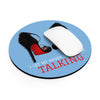 Let My Shoes Do All The Talking/Blue Mousepad - Fearless Confidence Coufeax™