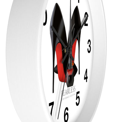 Fearless Confidence Coufeaux Nail Polish & High Heels  Wall clock - Fearless Confidence Coufeax™