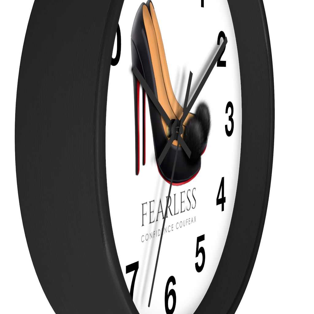 Fearless Confidence Coufeaux Fur High Heels  Wall clock - Fearless Confidence Coufeax™