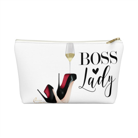 Boss Lady  Accessory Pouch w T-bottom - Fearless Confidence Coufeax™