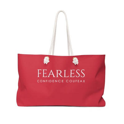 Fearless Confidence Coufeaux Large Tote Bag -Red - Fearless Confidence Coufeax™