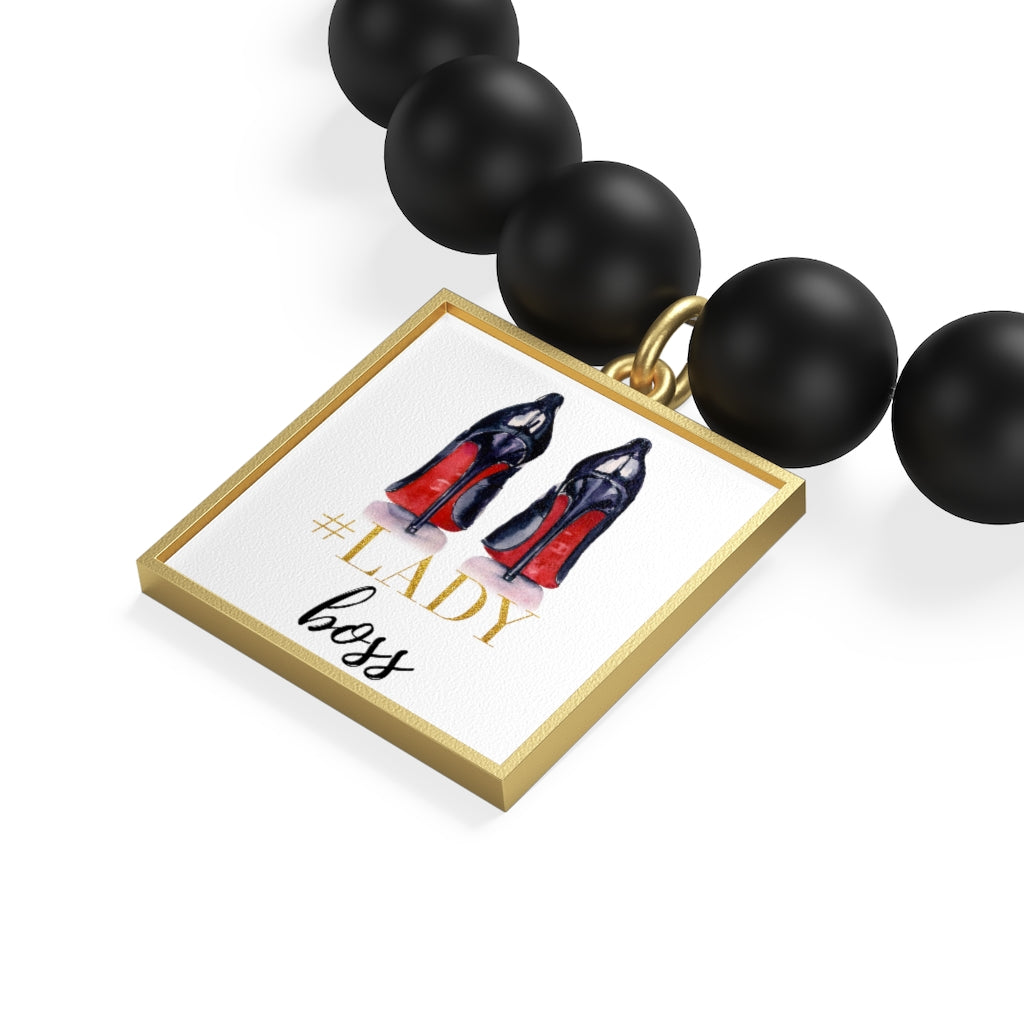 Boss Diva Matte Onyx Bracelet - Fearless Confidence Coufeax™