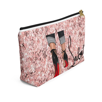 Rose Gold Accessory Pouch w T-bottom - Fearless Confidence Coufeax™