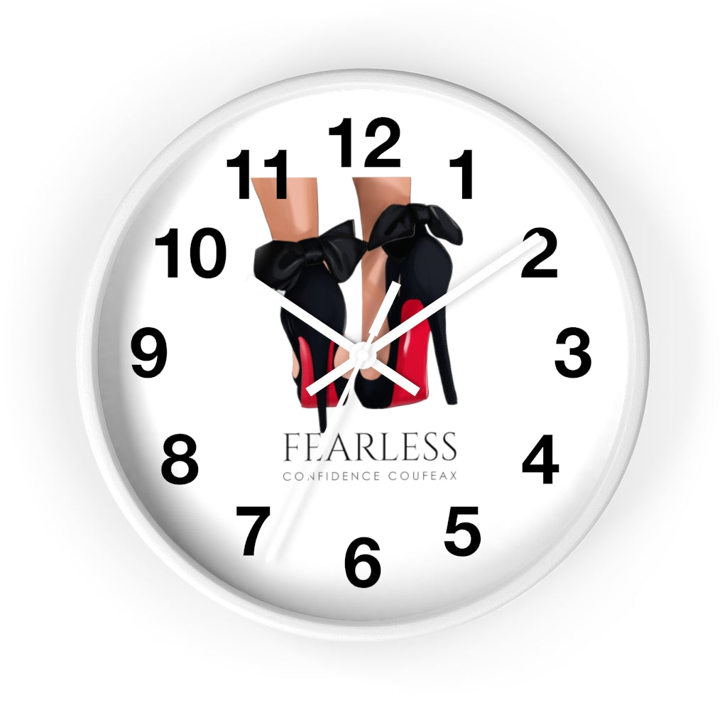 Fearless Confidence Coufeaux High Heels  Wall clock - Fearless Confidence Coufeax™