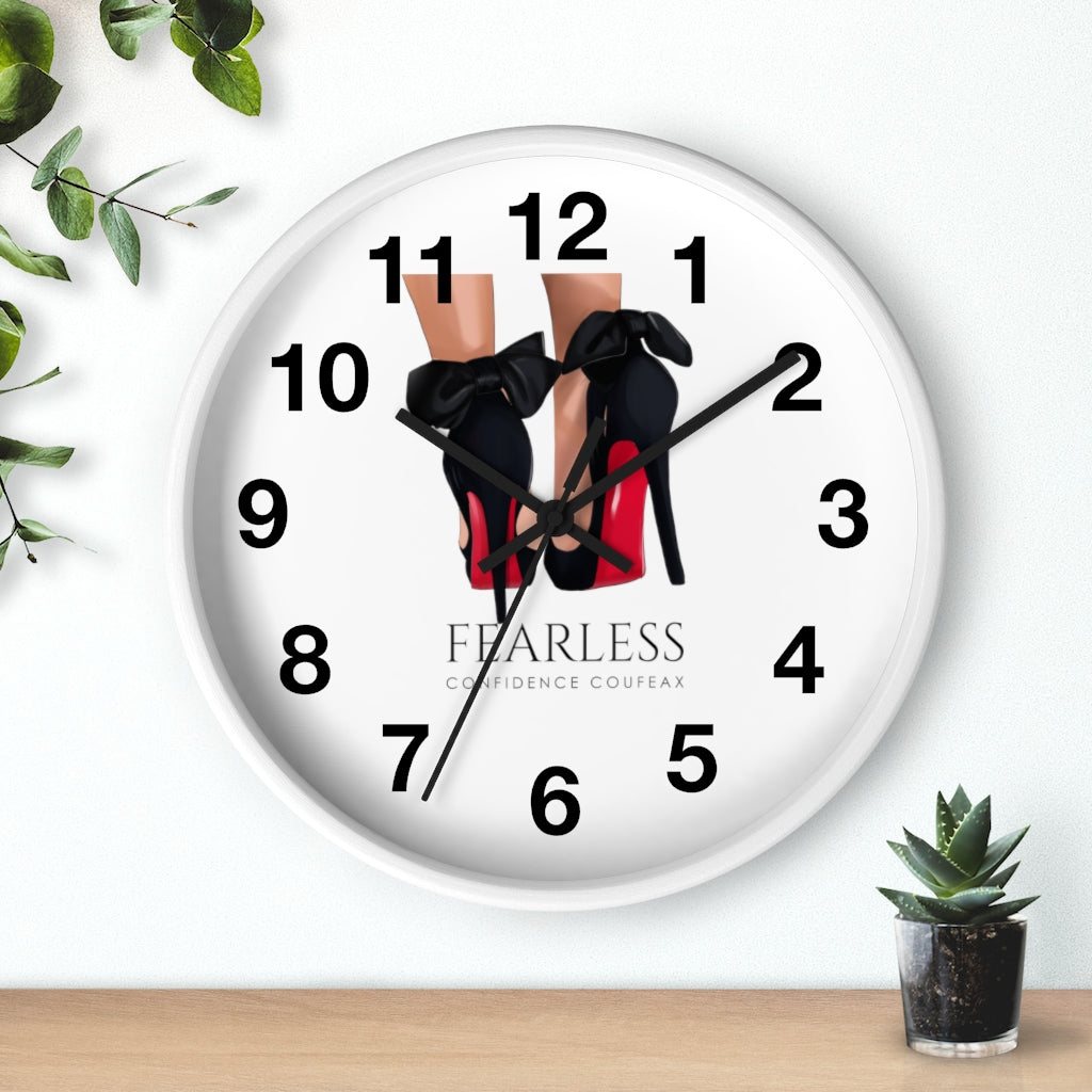 Fearless Confidence Coufeaux High Heels  Wall clock - Fearless Confidence Coufeax™