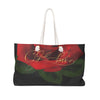 Girl Boss Black& Roses Weekender Bag - Fearless Confidence Coufeax™