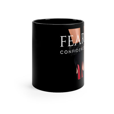 Black mug 11oz - Fearless Confidence Coufeax™