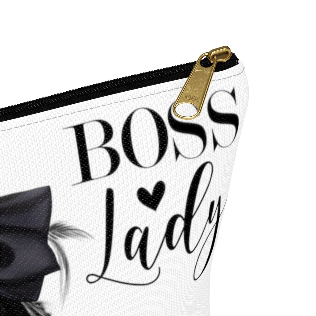 Boss Lady  Accessory Pouch w T-bottom - Fearless Confidence Coufeax™