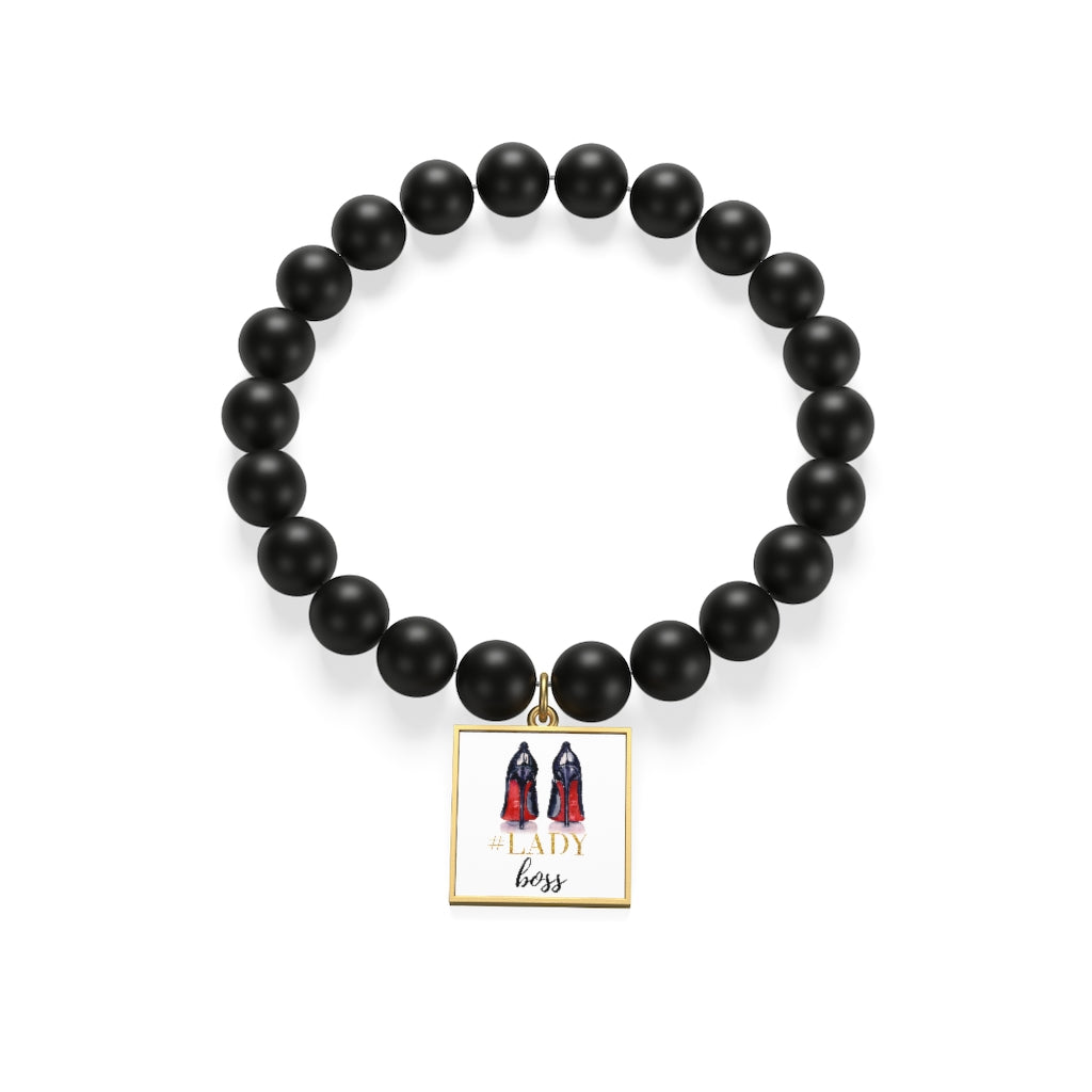 Boss Diva Matte Onyx Bracelet - Fearless Confidence Coufeax™