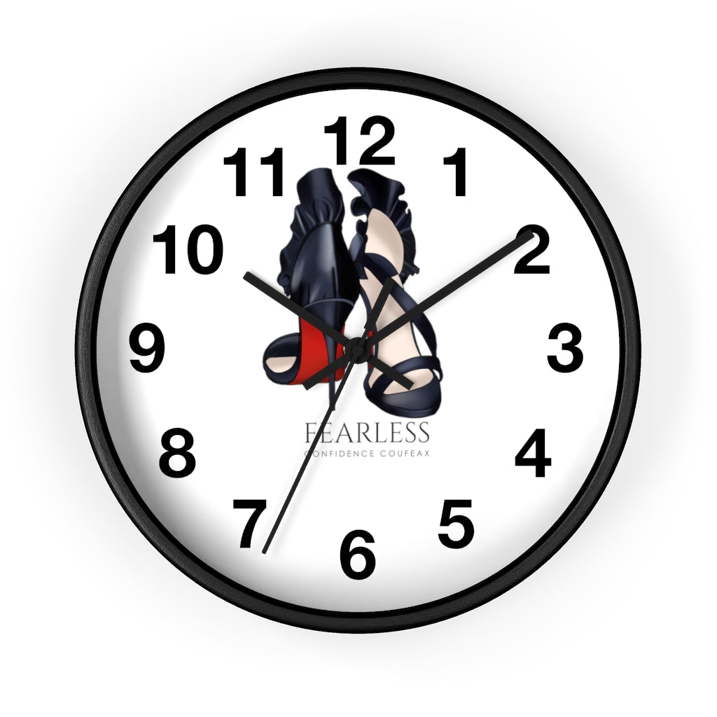 Fearless Confidence Coufeaux Strap Heels  Wall clock - Fearless Confidence Coufeax™