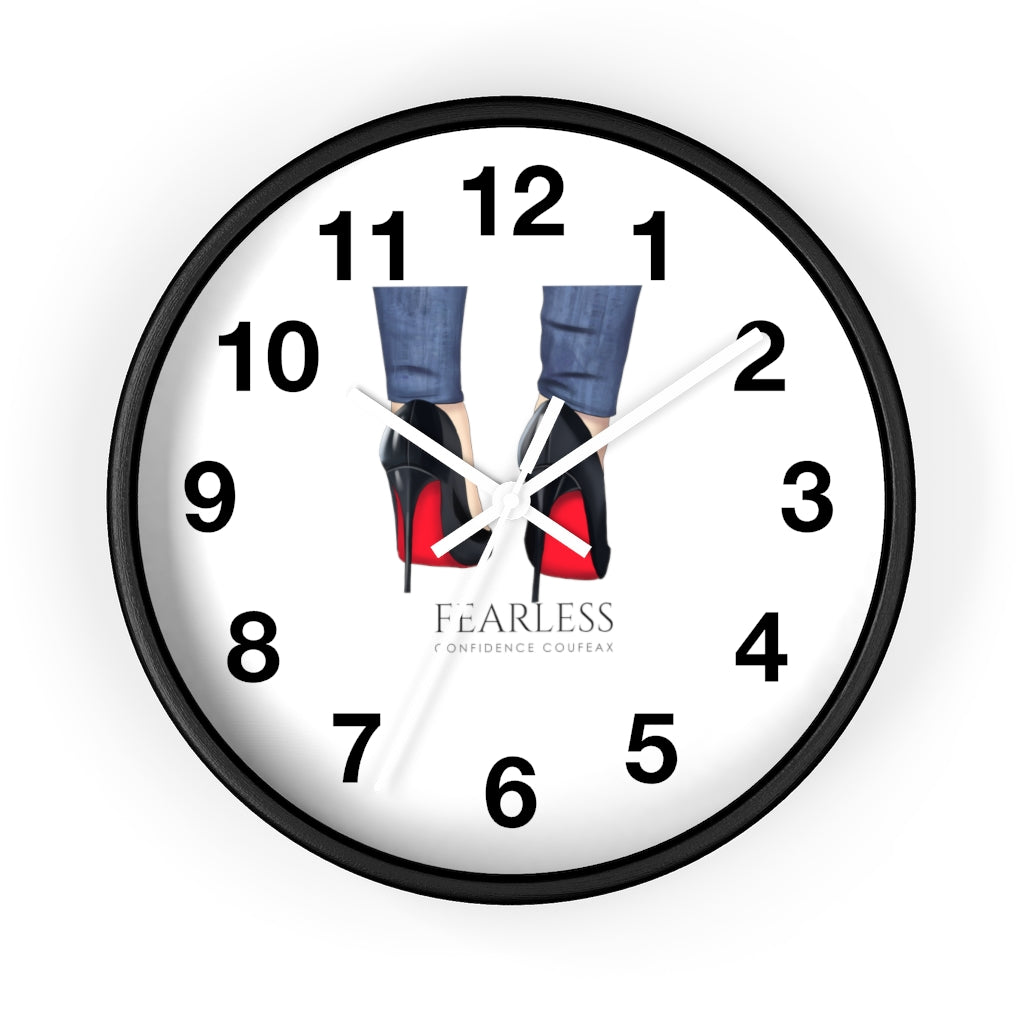 Fearless Confidence Coufeaux Heels & Jeans Wall clock - Fearless Confidence Coufeax™