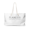Fearless Confidence Coufeaux Large Tote Bag-White - Fearless Confidence Coufeax™