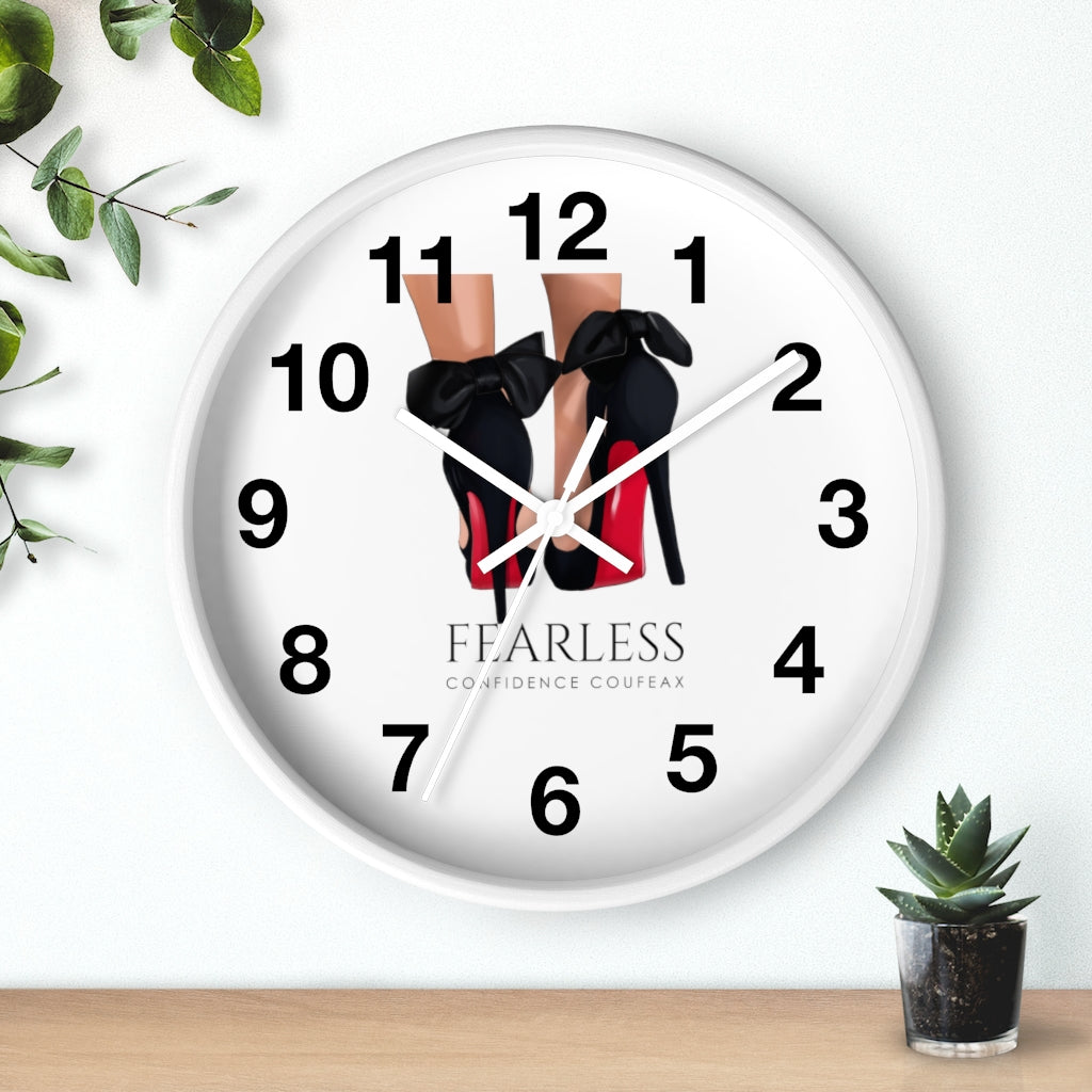 Fearless Confidence Coufeaux High Heels  Wall clock - Fearless Confidence Coufeax™