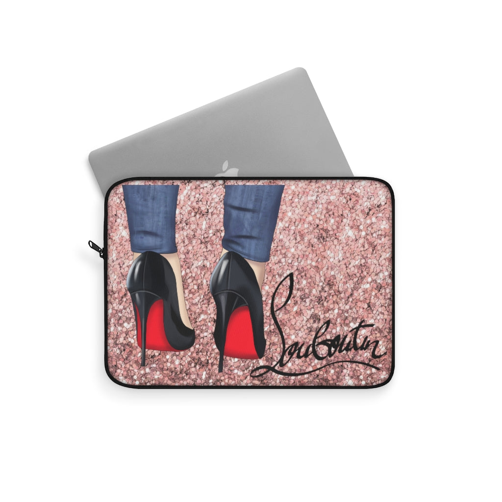 Rose Gold Boss Lady Laptop Sleeve - Fearless Confidence Coufeax™