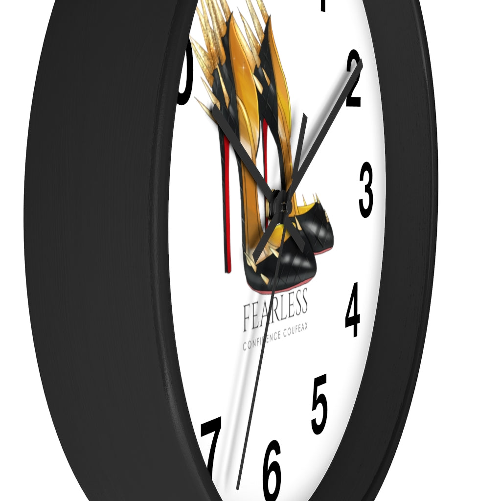 Fearless Confidence Coufeaux Fire Heels  Wall clock - Fearless Confidence Coufeax™