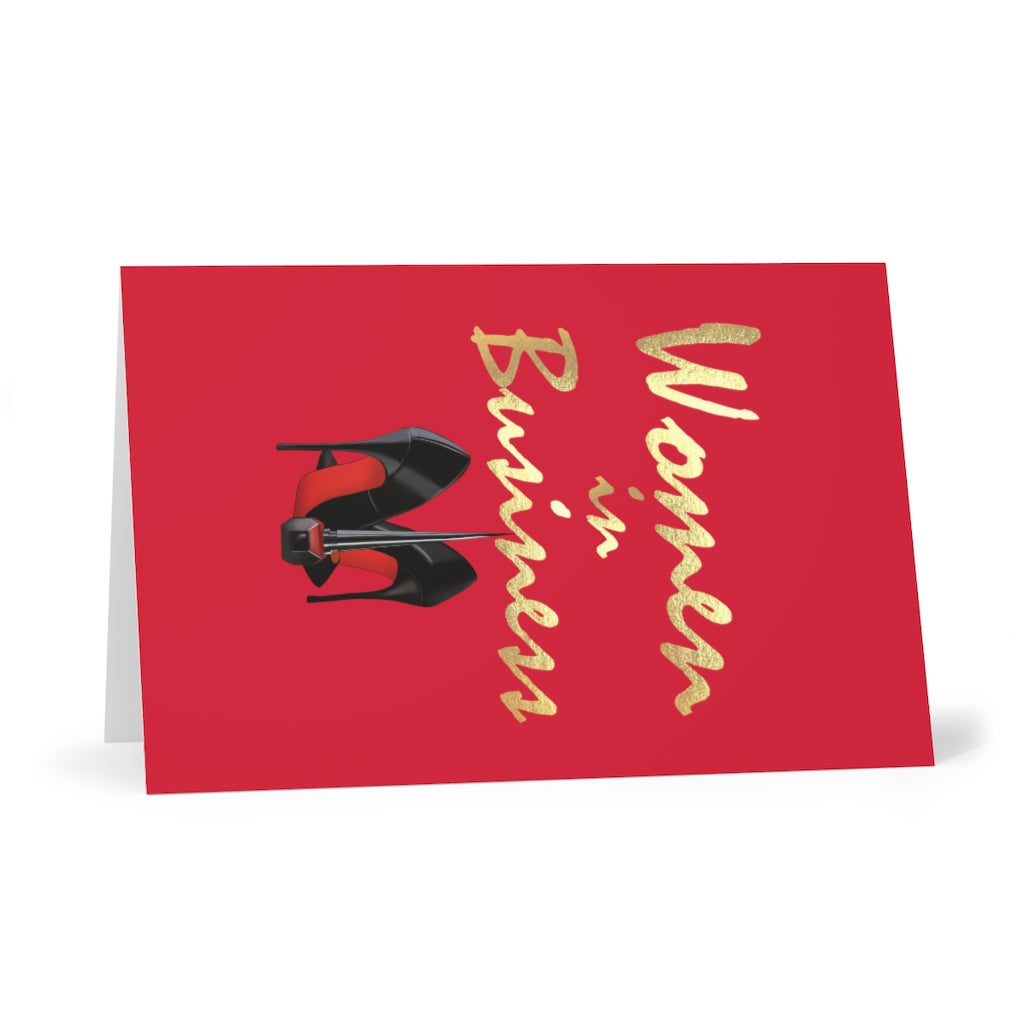 Woman In Business Greeting Cards (7 pcs) - Fearless Confidence Coufeax™