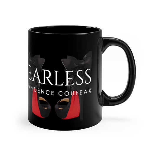 Black mug 11oz - Fearless Confidence Coufeax™