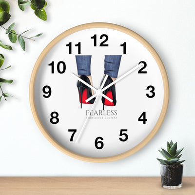 Fearless Confidence Coufeaux Heels & Jeans Wall clock - Fearless Confidence Coufeax™