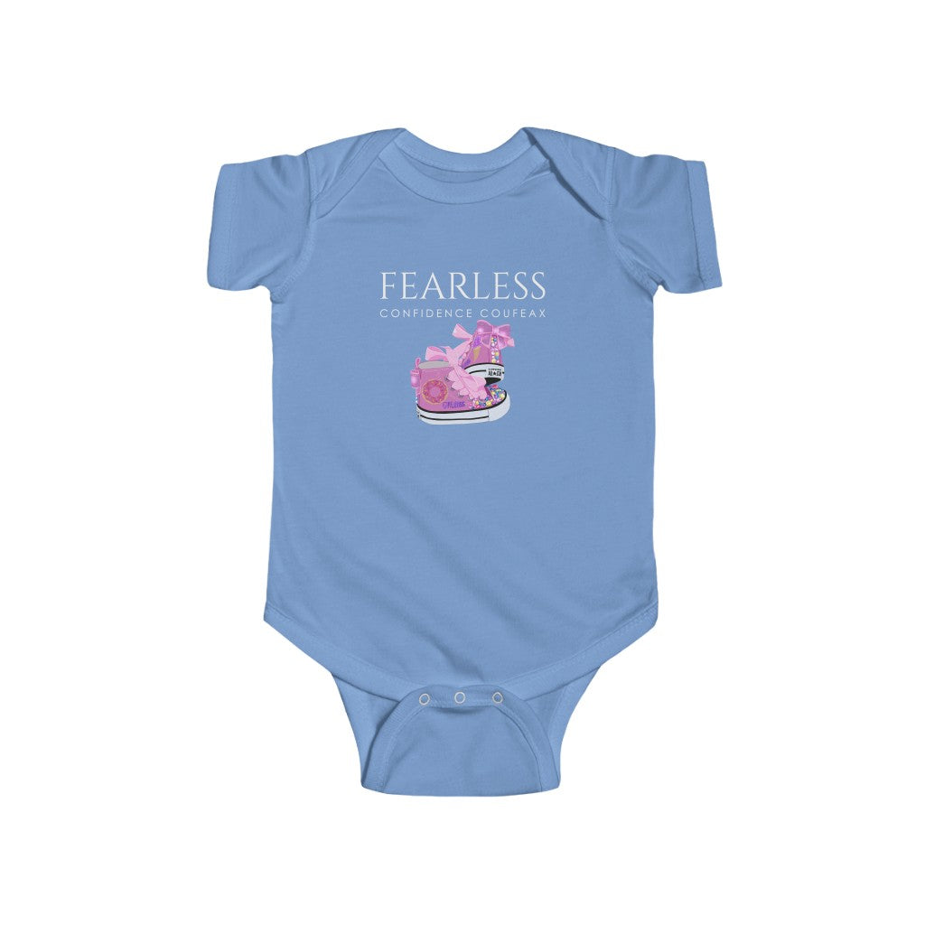 Fearless Confidence Coufeax Sneaker  Baby Girl Onesie - Fearless Confidence Coufeax™