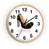 Fearless Confidence Coufeaux Fur High Heels  Wall clock - Fearless Confidence Coufeax™