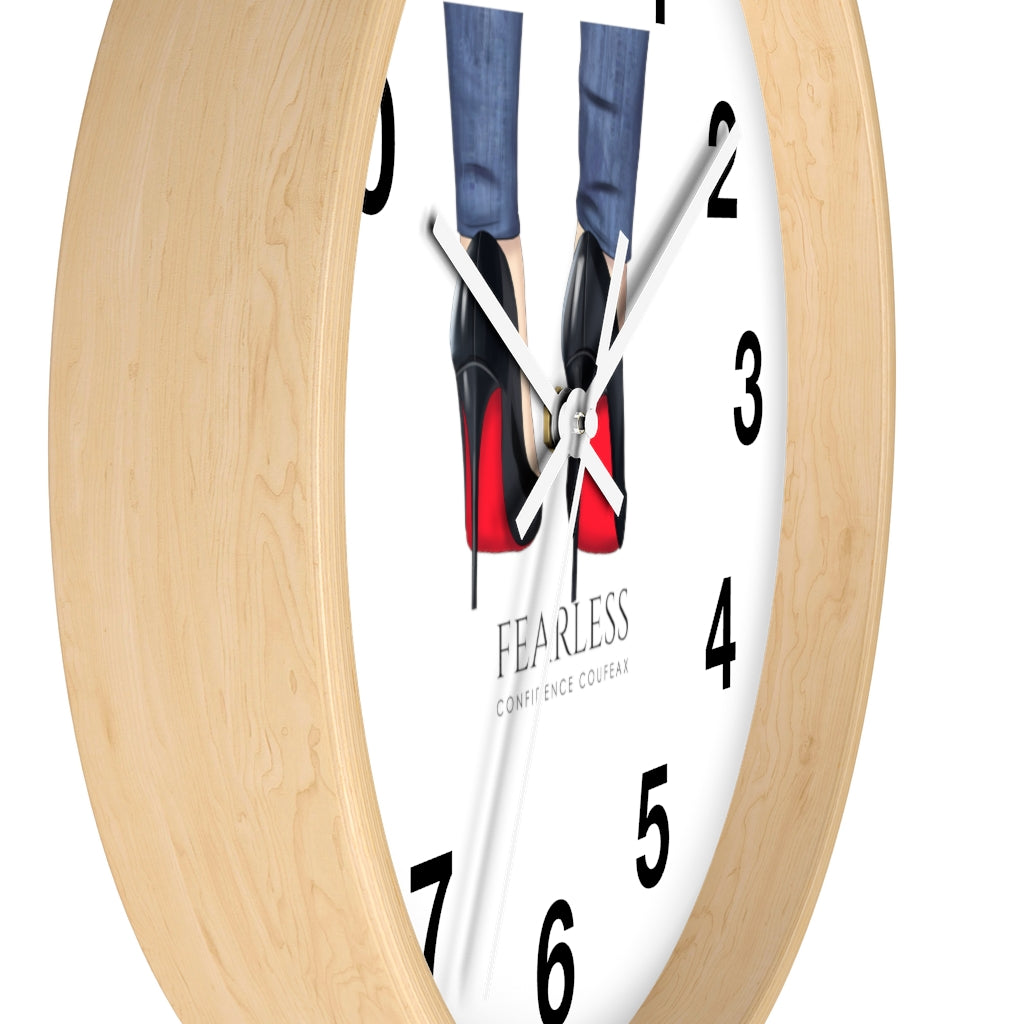 Fearless Confidence Coufeaux Heels & Jeans Wall clock - Fearless Confidence Coufeax™