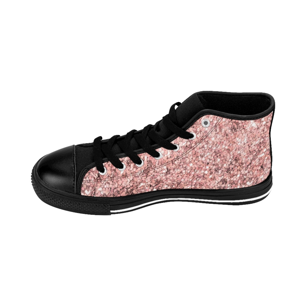 Girlboss & Roses Women's High-top Sneakers - Fearless Confidence Coufeax™