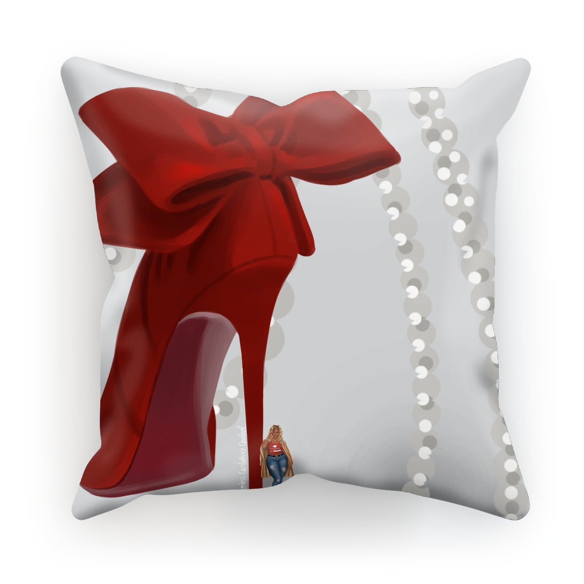 Heels & Pearls Cushion