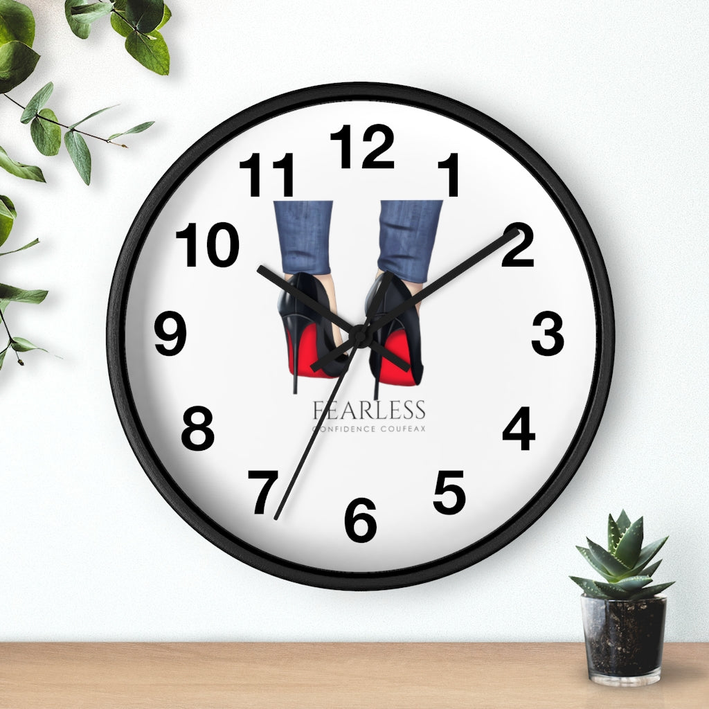 Fearless Confidence Coufeaux Heels & Jeans Wall clock - Fearless Confidence Coufeax™